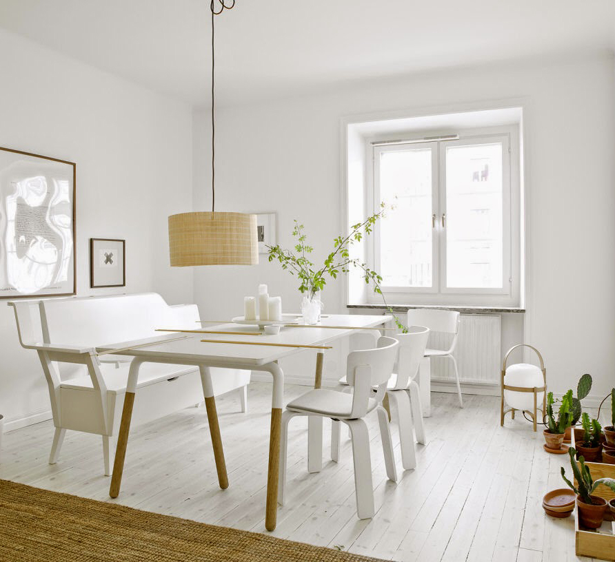 Mesa de comedor Adaptable