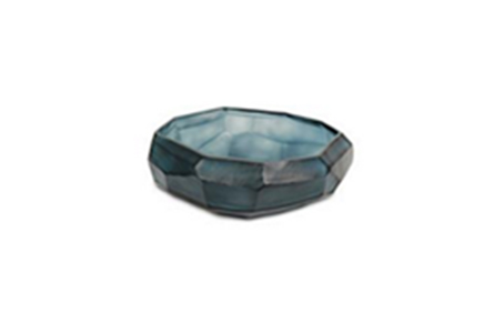 Bowl Cubistic ocean blue/indigo