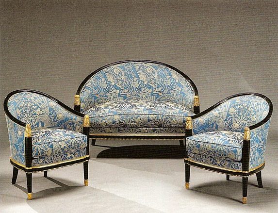 sofas estilo art deco